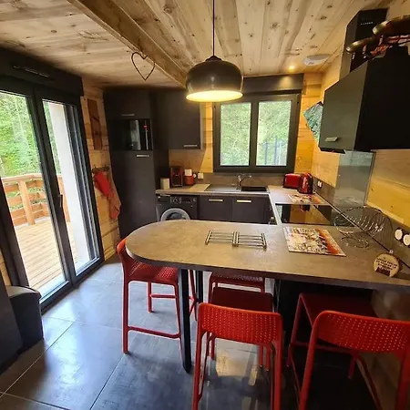 Chalet Le Refuge Perche Du Saut De La Bourrique, Spa, Terrain Cloture, Bordure De Foret *