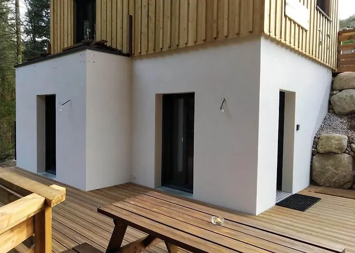 Le Refuge Perche Du Saut De La Bourrique, Spa, Terrain Cloture, Bordure De Foret Chalet *