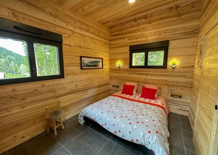 Le Refuge Perche Du Saut De La Bourrique, Spa, Terrain Cloture, Bordure De Foret Chalet Gerardmer